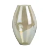Present time - Vase Luster organic shiny jungle green