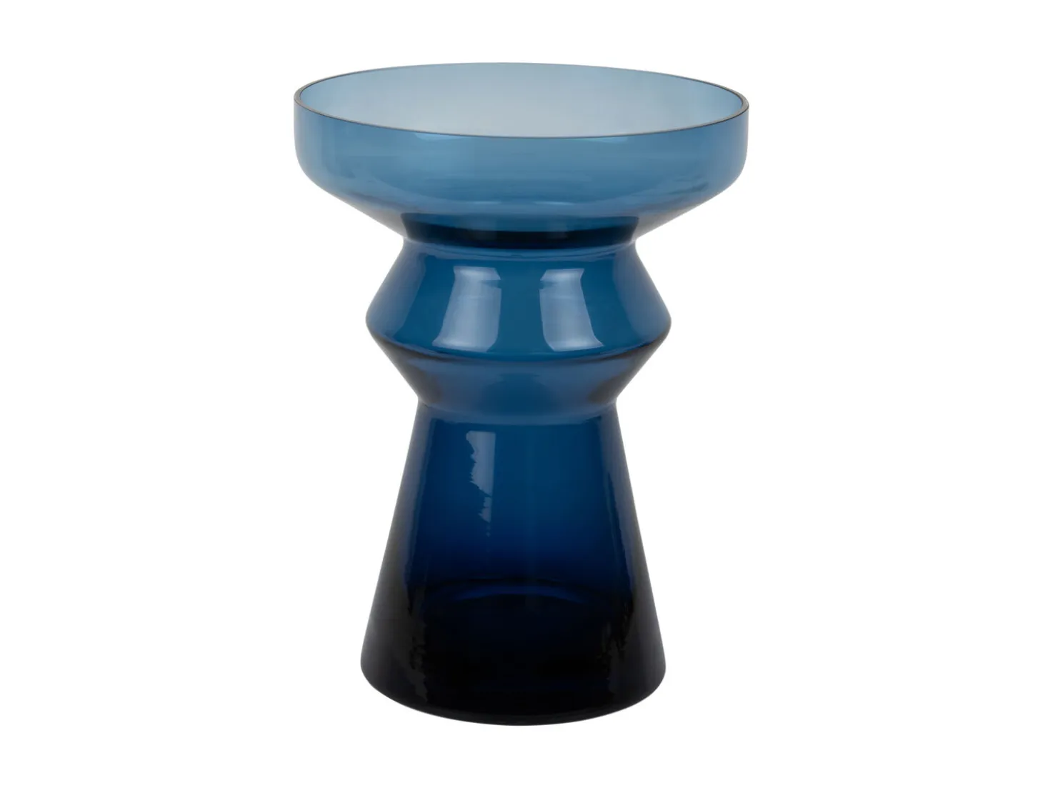 Present time - Vase Majesto blue