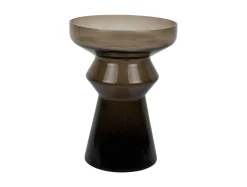 Present time - Vase Majesto chocolate brown