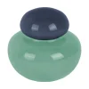 Present time - Vase Nuevo Dulce small soft blue w. dark blue lid