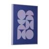 Present time - Wall art Geo Abstracto cobalt blue