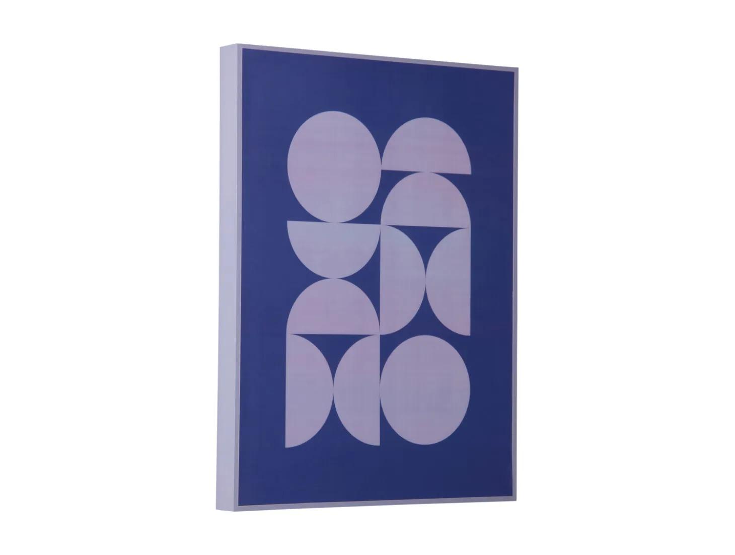 Present time - Wall art Geo Abstracto cobalt blue
