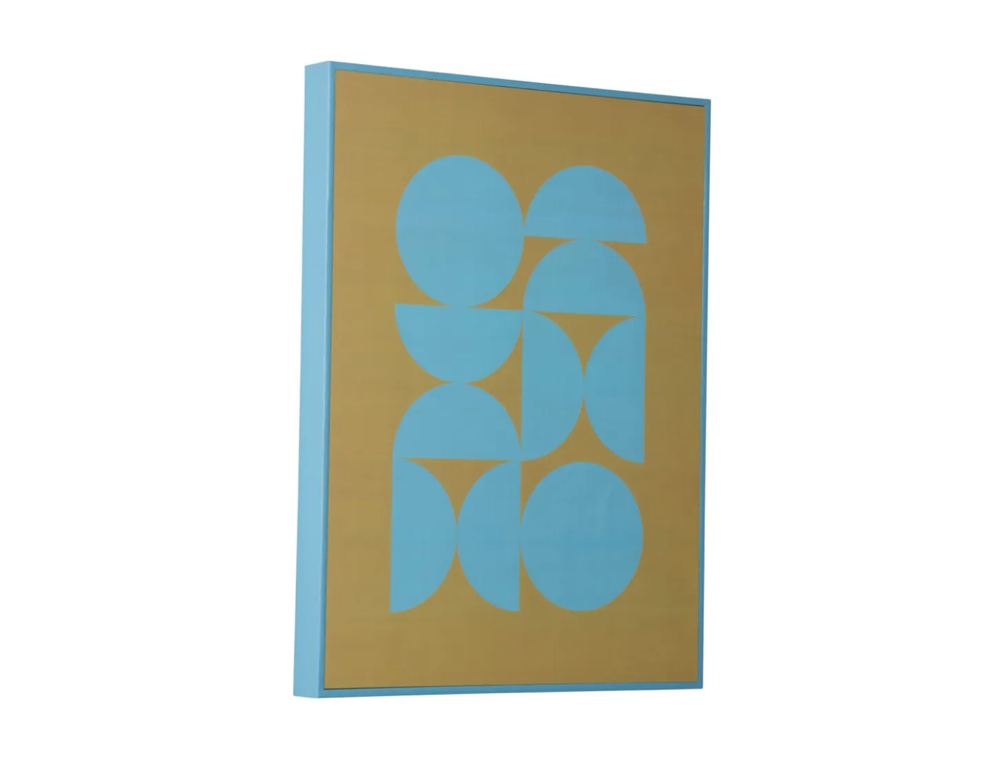 Present time - Wall art Geo Abstracto citrine yellow