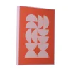 Present time - Wall art Geometric bright orange