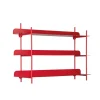 Present time - Wall rack Cool Retro bright scarlet red