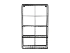 Present time - Wall rack Reja compartments black