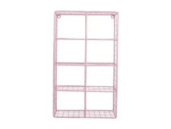 Present time - Wall rack Reja compartments soft pink