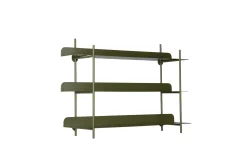 Present time - Wall rack Riqueza Tres luxury green