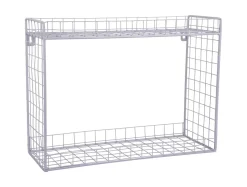 Present time - Wall rack Reja double layer soft purple