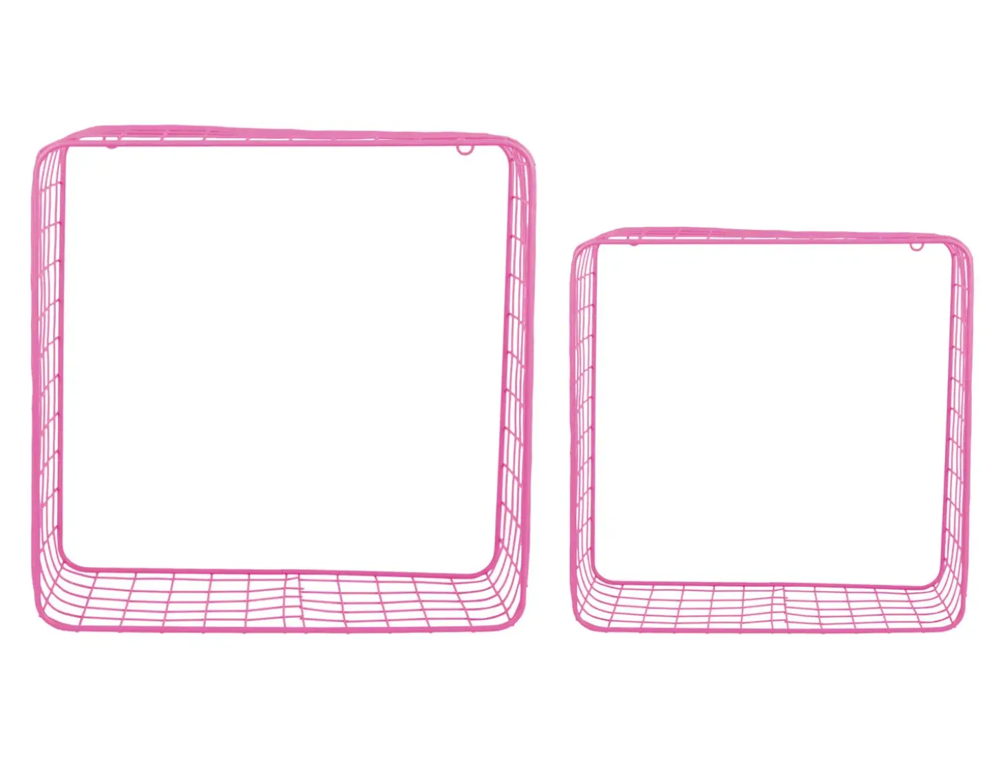 Present time - Wall rack set Reja bright pink