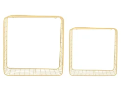 Present time - Wall rack set Reja soft yellow