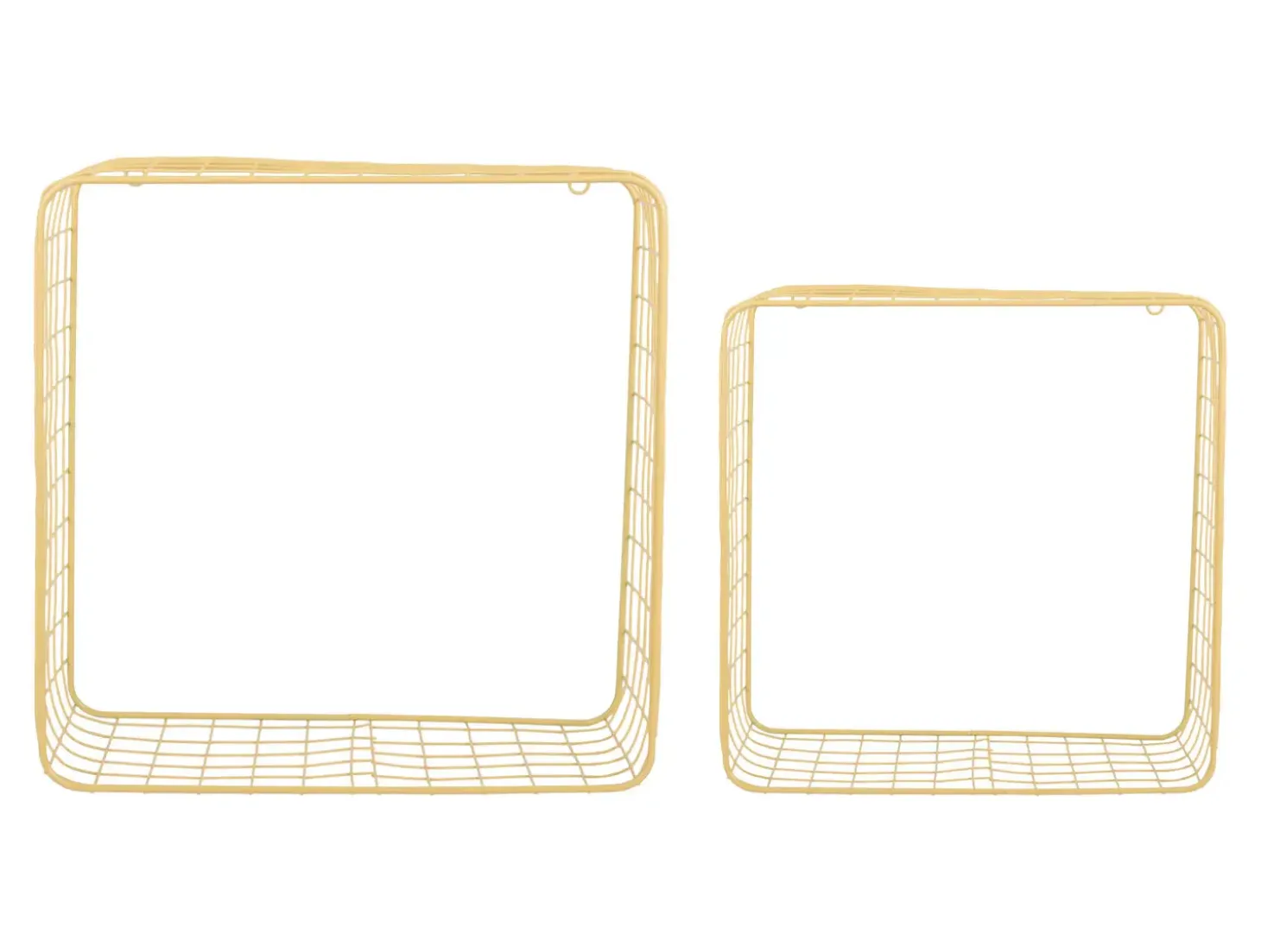 Present time - Wall rack set Reja soft yellow