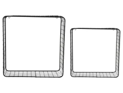 Present time - Wall rack set Reja black