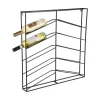 Present time - Wine rack Cuadro metal matt black