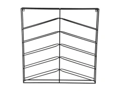 Present time - Wine rack Cuadro metal matt black