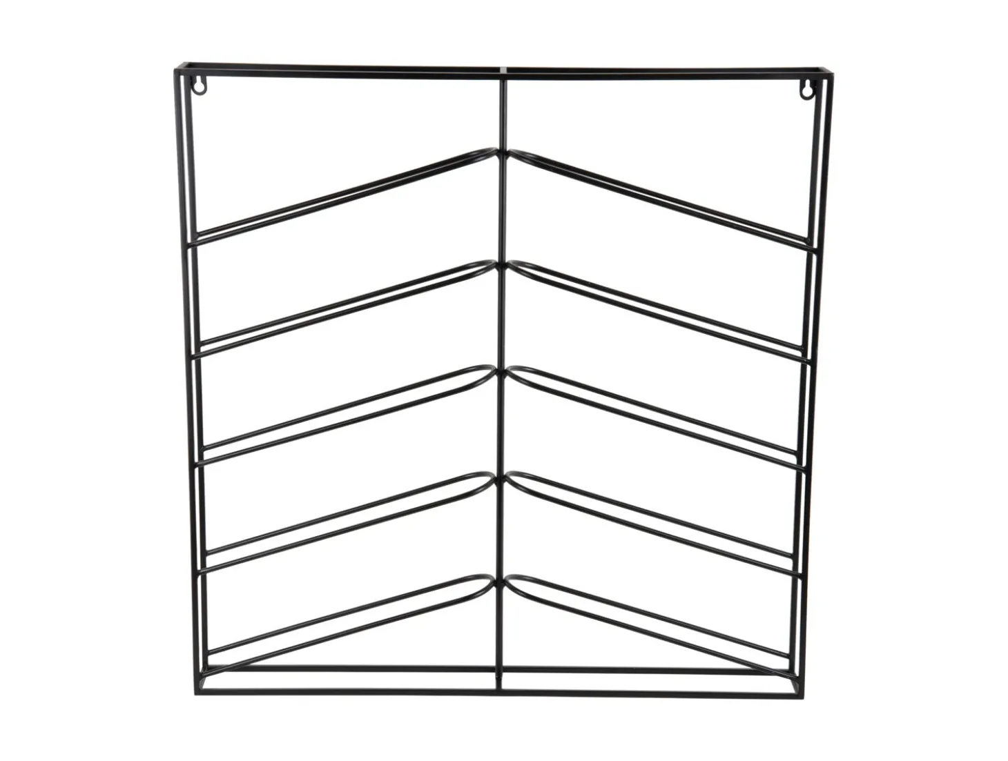 Present time - Wine rack Cuadro metal matt black