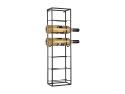 Present time - Wine rack Single metal matt black