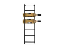 Present time - Wine rack Single metal matt black
