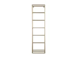 Present time - Wine rack Single metal painted gold