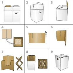 Remember - Cardboard Stool "Las Vegas"