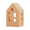 Remember - Fyrfadslys hus - Nyhavn 'peach'