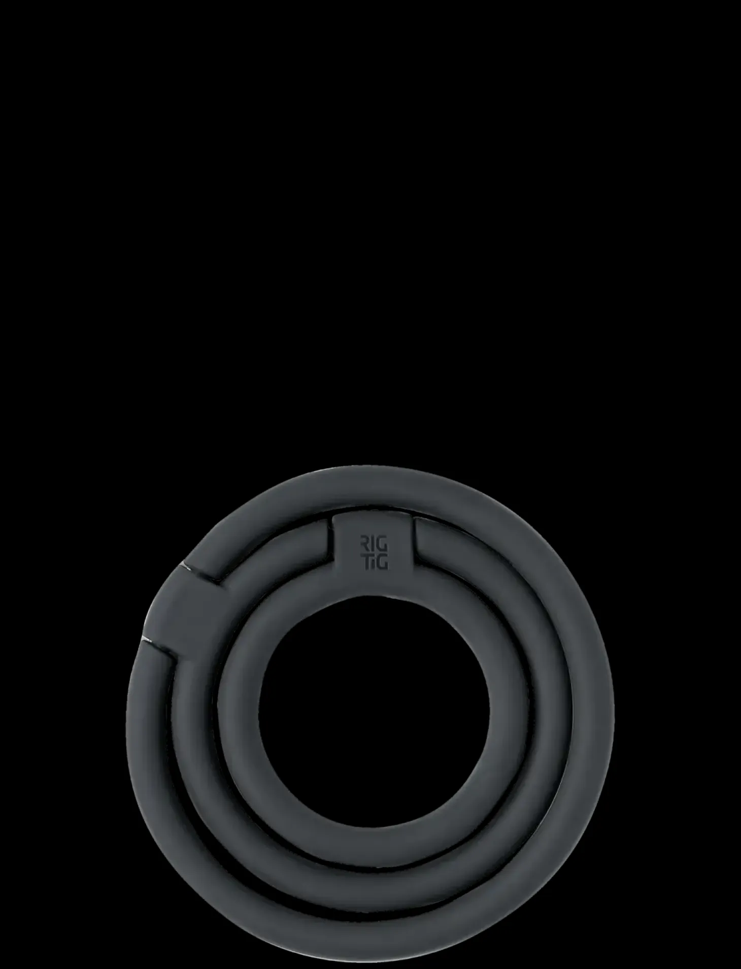 RIG-TIG - CIRCLES bordskåner Ø 13 cm black