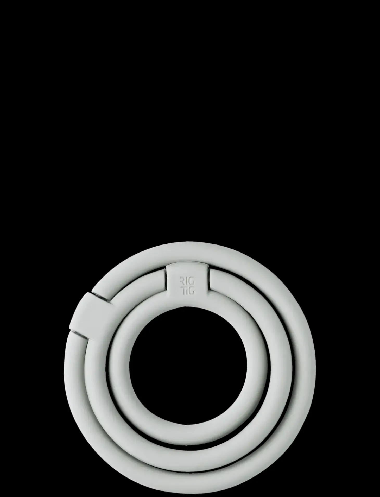 RIG-TIG - CIRCLES bordskåner Ø 13 cm black