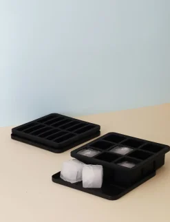 RIG-TIG - FREEZE-IT isterningbakke med låg H 2.5 cm black