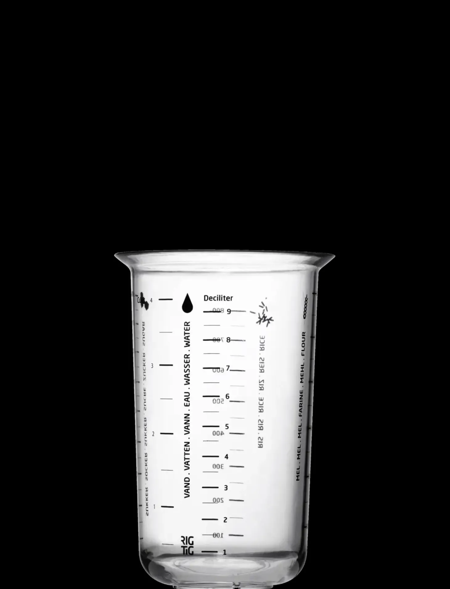 RIG-TIG - MIX-IT målebæger 1 l. clear
