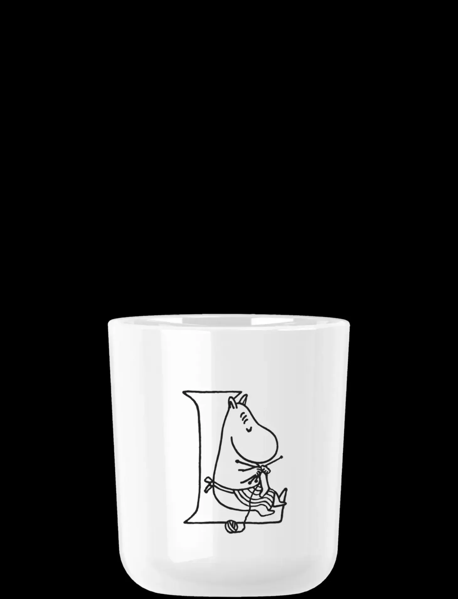 RIG-TIG - Moomin ABC kop - L 0.2 l. Moomin white