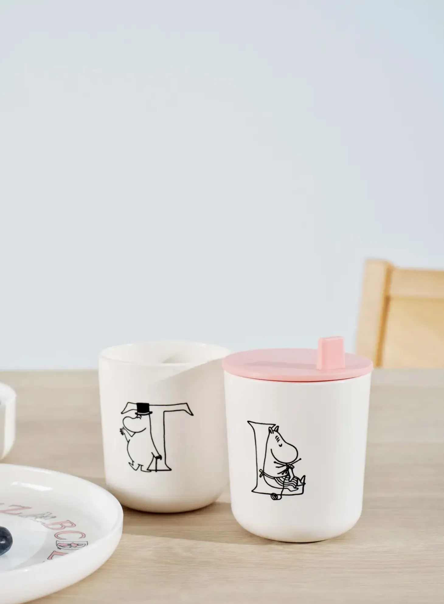 RIG-TIG - Moomin ABC kop - L 0.2 l. Moomin white