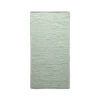Rug Solid - Bomuldstæppe, Mint - 65x135 cm.