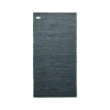 Rug Solid - Bomuldstæppe, steel grey - 60x90 cm.