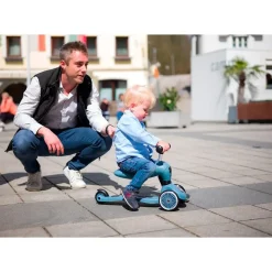 Scoot and Ride - Highway Kick 1 - Scooter og løbehjul - Steel - Blå
