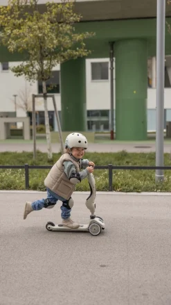 Scoot and Ride - Knæ- og albuebeskyttere - Ash/grå - XXS