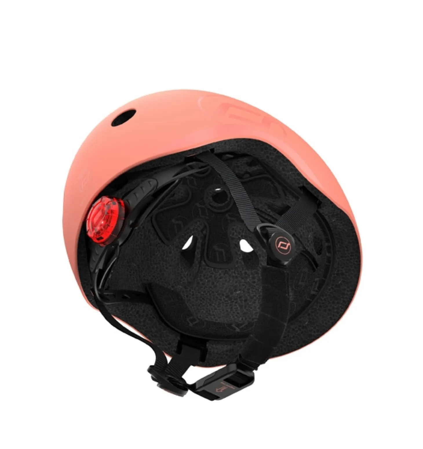 Scoot and Ride Highway - Cykelhjelm - Peach - lys rød - str. 51-55 cm