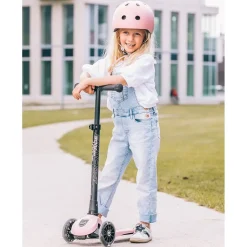 Scoot and Ride Highway - Cykelhjelm - lyserød -rose - str. 51-55 cm