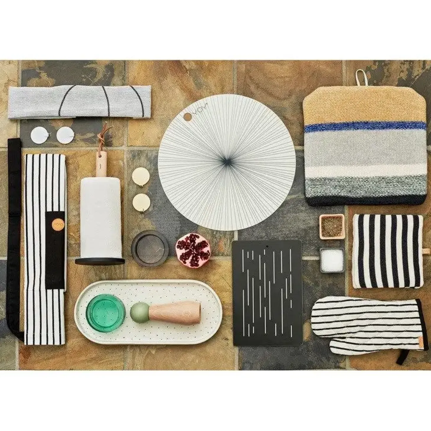 Sej Design - Køkkenrulleholder - sort