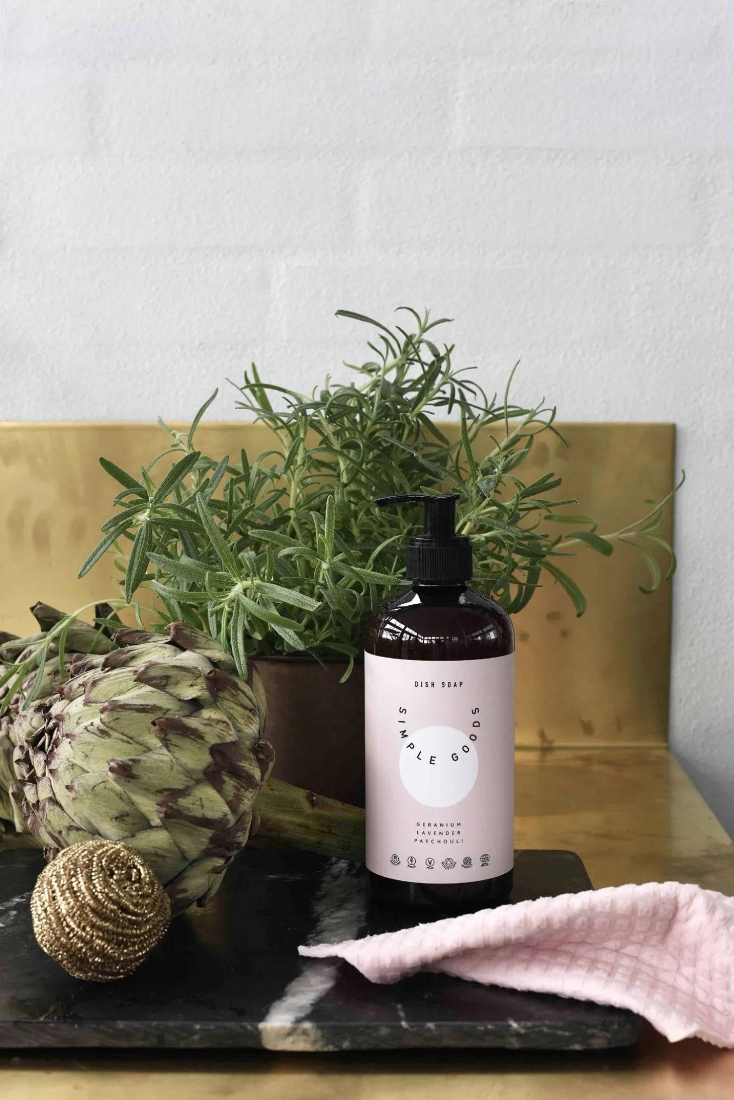 Simple Goods - Opvaskesæbe - Geranium