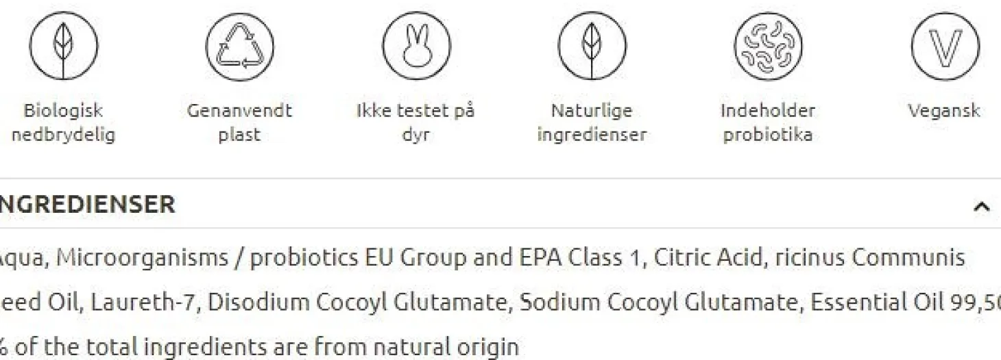 Simple Goods - Universal Cleaner, Solbær