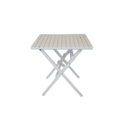 Skovshoved Møbelfabrik - Havebord - Vallø Lamel 60 - Hvid - 60x60 cm