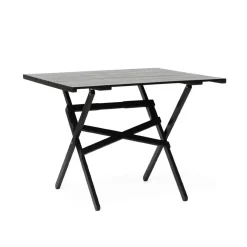 Skovshoved Møbelfabrik - Havebord - Vallø 90 Lamel - Sort - 90x90 cm
