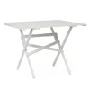 Skovshoved Møbelfabrik - Havebord - Vallø Lamel 70 - Hvid - 70x70 cm
