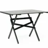 Skovshoved Møbelfabrik - Havebord - Vallø Lamel 70 - Sort - 70x70 cm