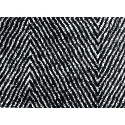 Skriver Collection - Måtte - TrendMat Delux - Herringbone - sort - 200x300 cm