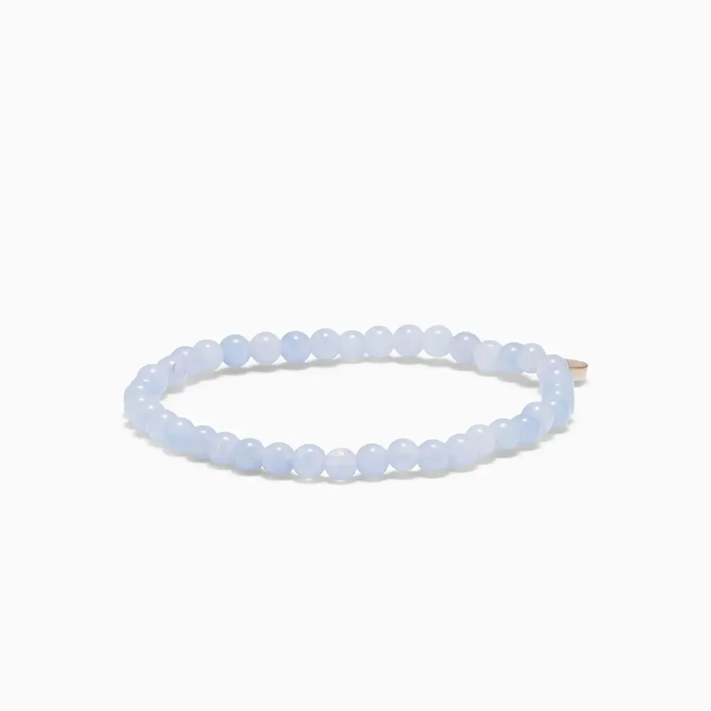 Soï - Aquamarin - Krystal armbånd - mod - 4MM