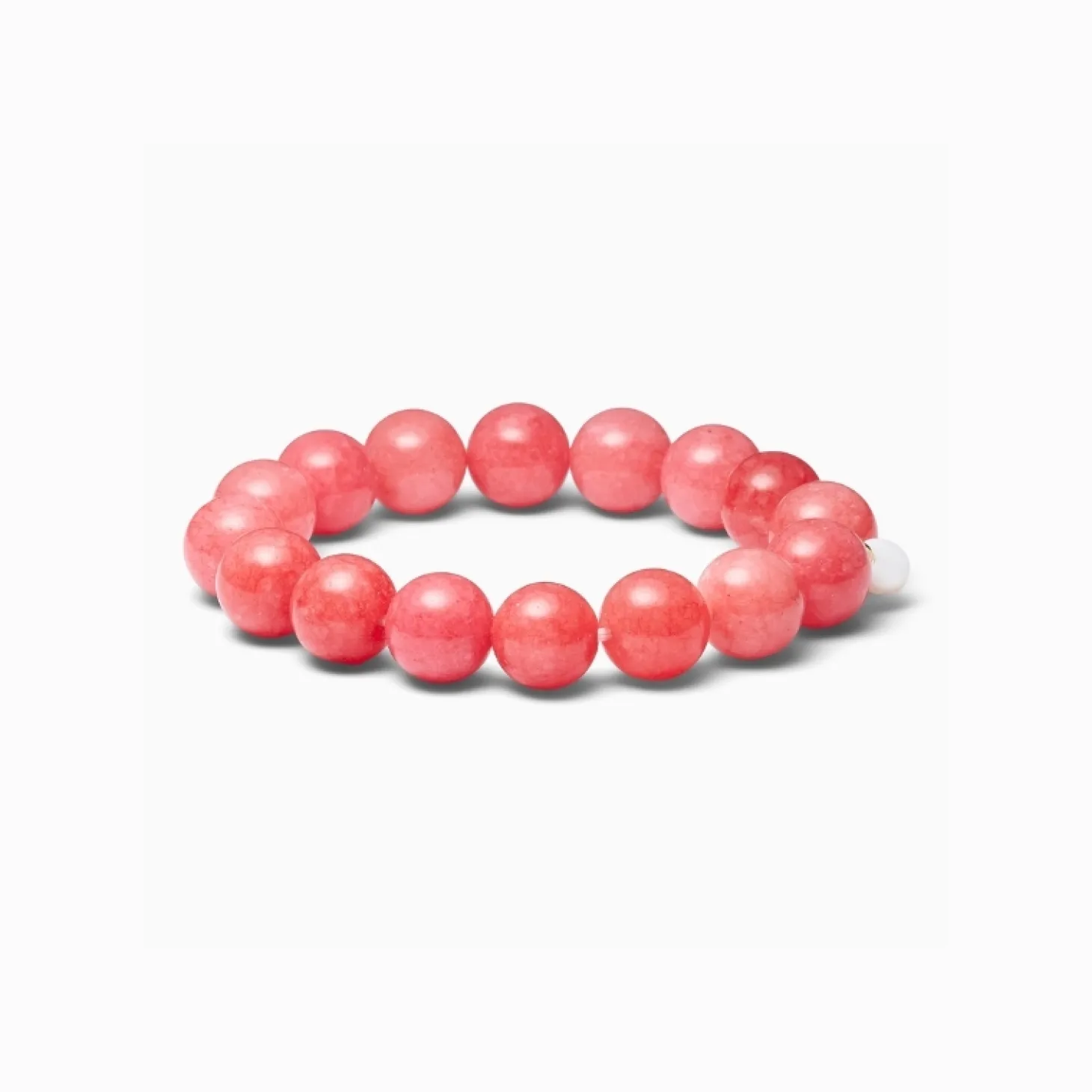 Soï - Chunky Redstone Quartz - Krystal armbånd - Klarhed - 12 mm