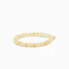 Soï - Gul Jade - Krystal armbånd - 6mm