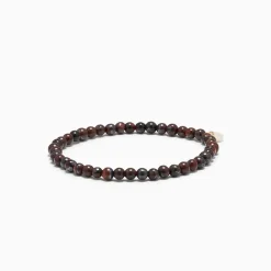 Soï - Red Tiger Eye - Krystal armbånd - Selvtillid - 4 mm