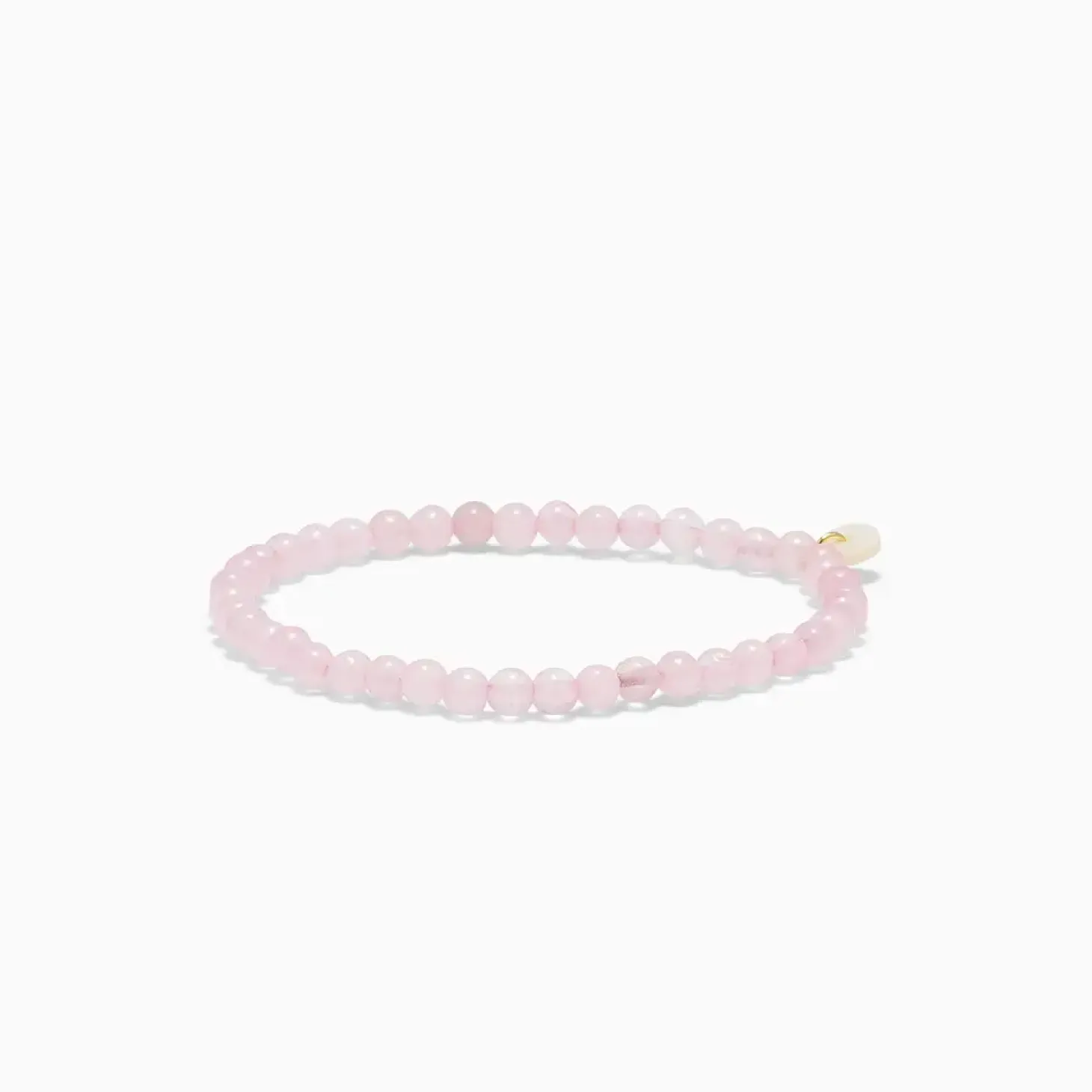 Soï - Rosakvarts - Krystal armbånd 4 MM - kærlighed